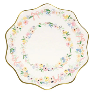 Elegant Floral Plates