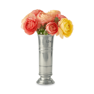 Footed Cylinder Vase