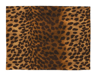 Jaguar Print Linen Placemats: Rectangular- Set of 4