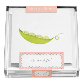 Peas Gift Enclosures: Box of 6
