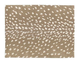 Tan Antelope Linen Placemats: Rectangular- Set of 4