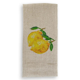 lemon guest towel