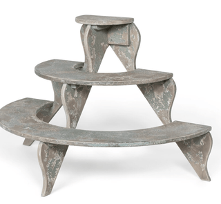 Wood Garden Tiered Plant Stand