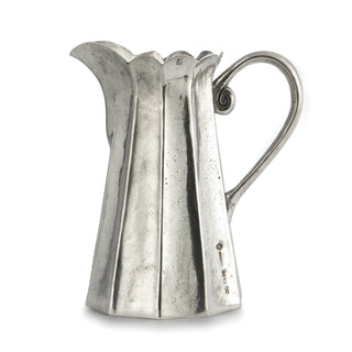 Vintage Tall Scalloped Pitcher