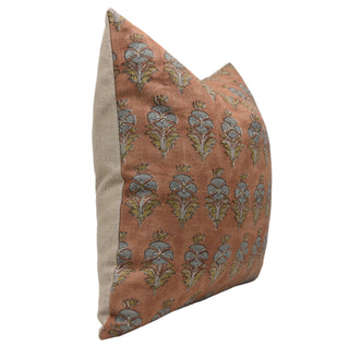 Mor Mukut Linen (One Side) Print Pillow-22X22
