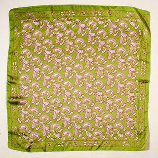 Elegant Paisley Soft Scarf | Timeless Silk-Feel Polyester Bandana: Camel / One / 5DR98090