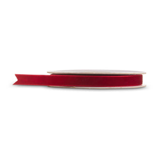 0.5" X 10 Yds Burgundy Velvet Ribbon