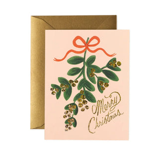 Mistletoe Christmas Card