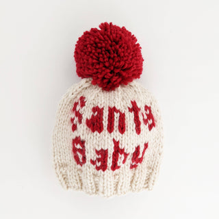 Santa Baby Hand Knit Beanie Hat Baby & Kids: M (6-24 months)