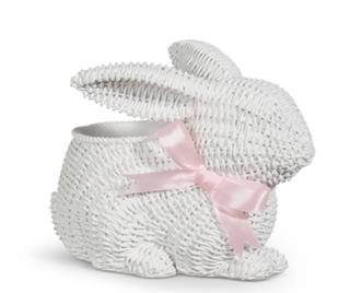 10" Woven Bunny Planter