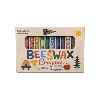 12 Beeswax Crayons – Non-Toxic, Kid-Friendly Design