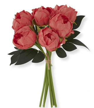 12" Real Touch Peony Bundle