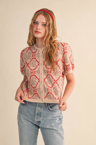 Small MELISSA CARDIGAN - green