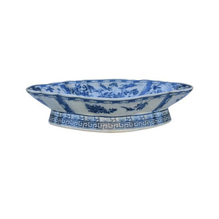 13" Blue & White Plate