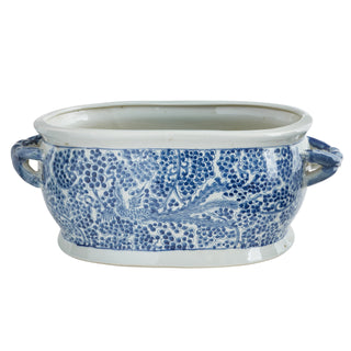 Blue and White Phoenix Foot Bath Planter