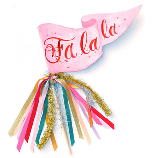 Fa La La Christmas Party Pennant