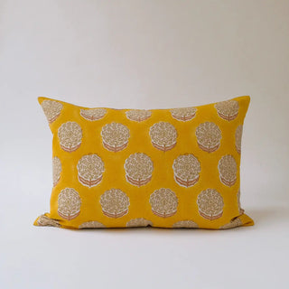 Alisha - Linen Pillowcase (Yellow)