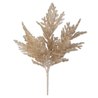 20.5" Gold Glittered Bush