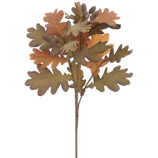 24" Oak Leaf Spray With Acorns