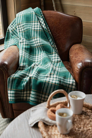 Autumn Plaid Evergreen Blanket: Original