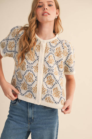 Small MELISSA CARDIGAN - green