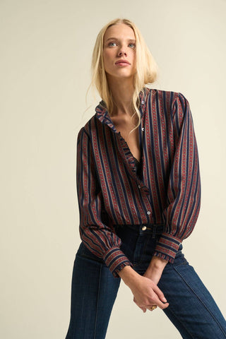 Emma Blouse  Blue: M