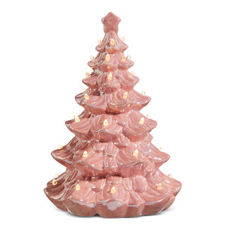 Lighted Pink Vintage Tree