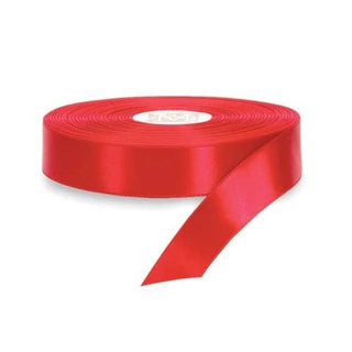 Double Faced Satin Ribbon - Red: 1"