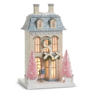 15" Lighted Paper Nutcracker House