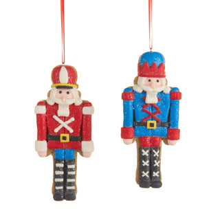 5.25" Gingerbread Nutcracker Cookie Ornaments