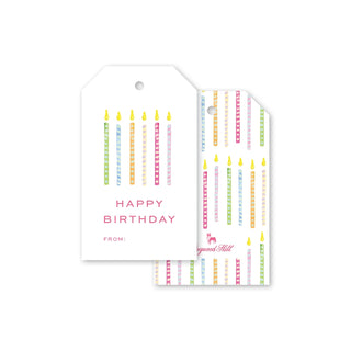 Funfetti Candles Gift Tags