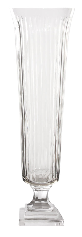 Glass Slim Trumpet Vase