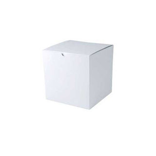 6 X 6 X 6 WHITE GLOSS TUCK-TOP GIFT BOXES