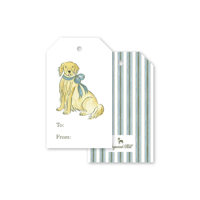Quincy's Cottage Golden Gift Tag