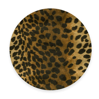 Jaguar Print Linen Placemats: Rectangular- Set of 4