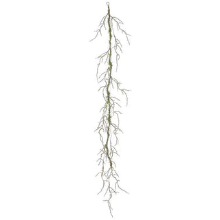 74.5" Moss Twig Garland  Green
