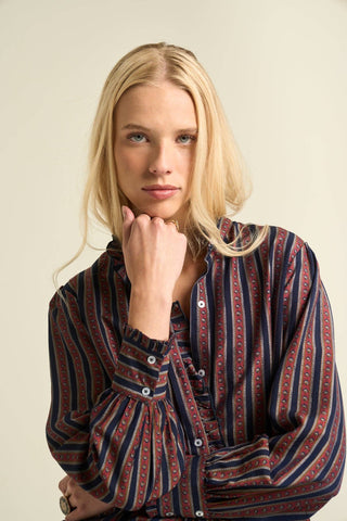 Emma Blouse  Blue: M