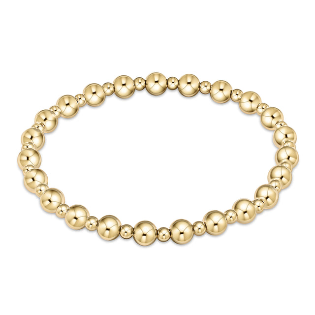 ENewton | Classic Grateful Gold Bead Bracelet