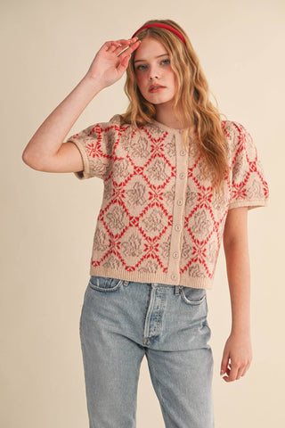 Small MELISSA CARDIGAN - green