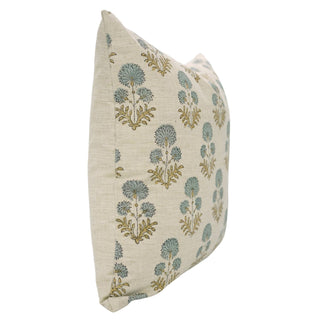 Rishi Print Pillow Blue Both Sides - 22X22