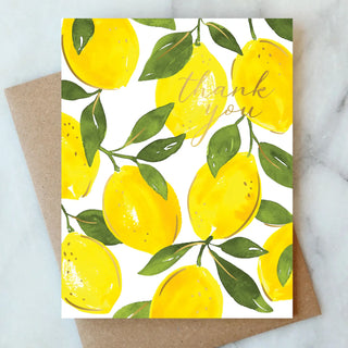 Lemon Thank You Greeting Card