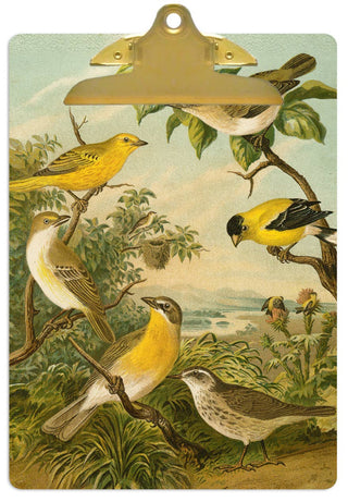 Yellow Birds Clipboard