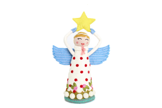 Angel Tree Topper - Joy: Natural