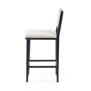 Brushed Ebony, Natural Cane Chair