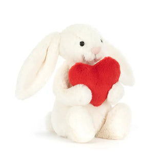 Bashful Red Love Heart Bunny