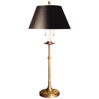 Dorchester Club Table Lamp-Antique Burnished Brass