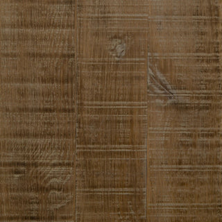 Close-up view of the burnt oak tabletop, displaying its natural wood grain and texture.

