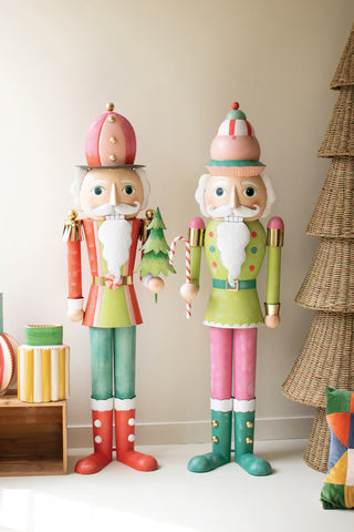 Life-Sizepainted Metal Nutcracker 55"h