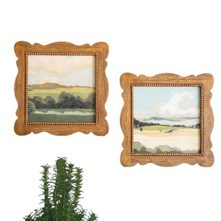 Natural Wood Framed Landscape Prints