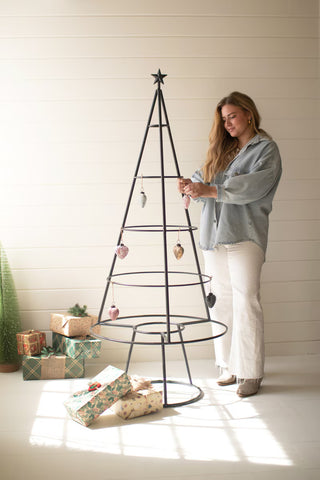 Large Metal Christmas Tree 29"d x 69"t